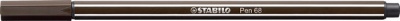Filctoll, 1 mm, STABILO "Pen 68", kávébarna