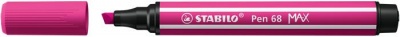 Filctoll, 1-5 mm, vágott hegy, STABILO "Pen 68 MAX", pink