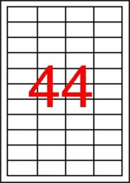 Etikett, univerzális, 48,5x25,4 mm, APLI, 440 etikett/csomag